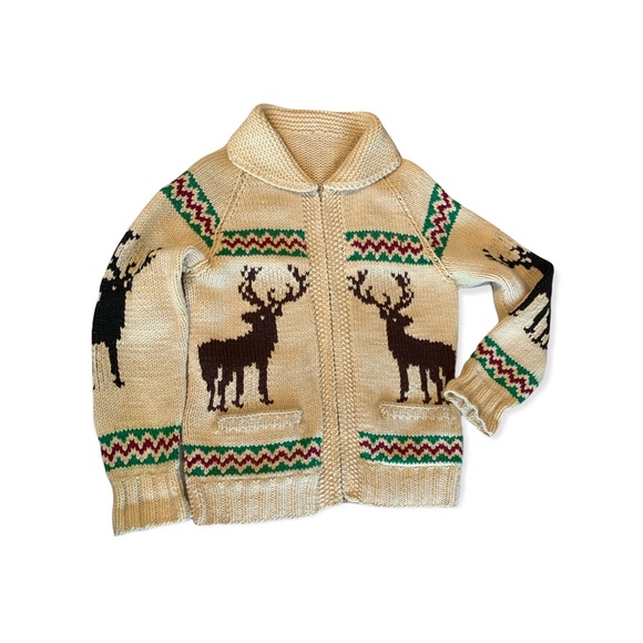 Vintage Cowichan Sweater. - Picture 1 of 8